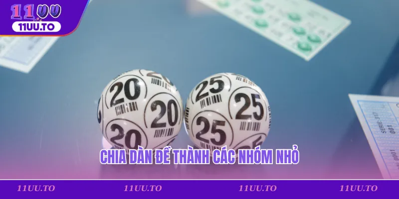 Chia dàn đề thành các nhóm nhỏ